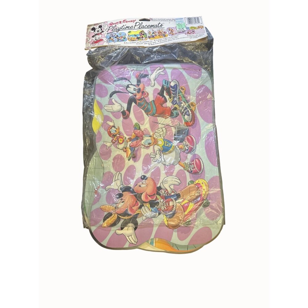 Disney Mickey & Friends Vinyl Placemats‎ Set Of 3